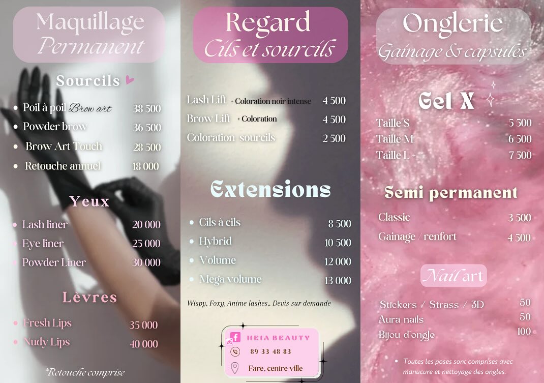 Réalisation Heia Beauty